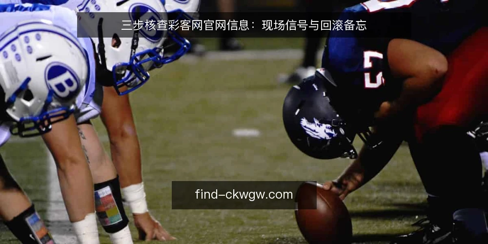 三步核查彩客网官网信息：现场信号与回滚备忘 — 第一步：识别官网信号的现场特征 配图
