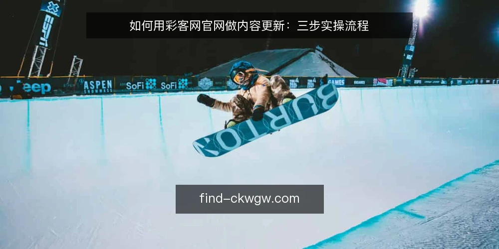 如何用彩客网官网做内容更新：三步实操流程 — 准备：明确目标与所需材料 配图